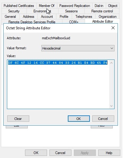 msExchMailboxGuid